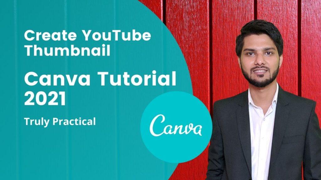 how to make a thumbnail for youtube on canva